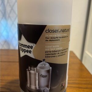 Travel Bottle and Food Warmer - Black and Silver